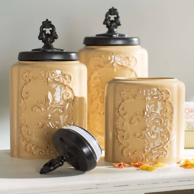 Canister Set For Old World Kitchen Charm