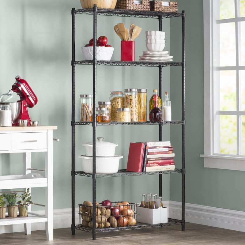 Elegant Wayfair Basics Wire Shelving Unit