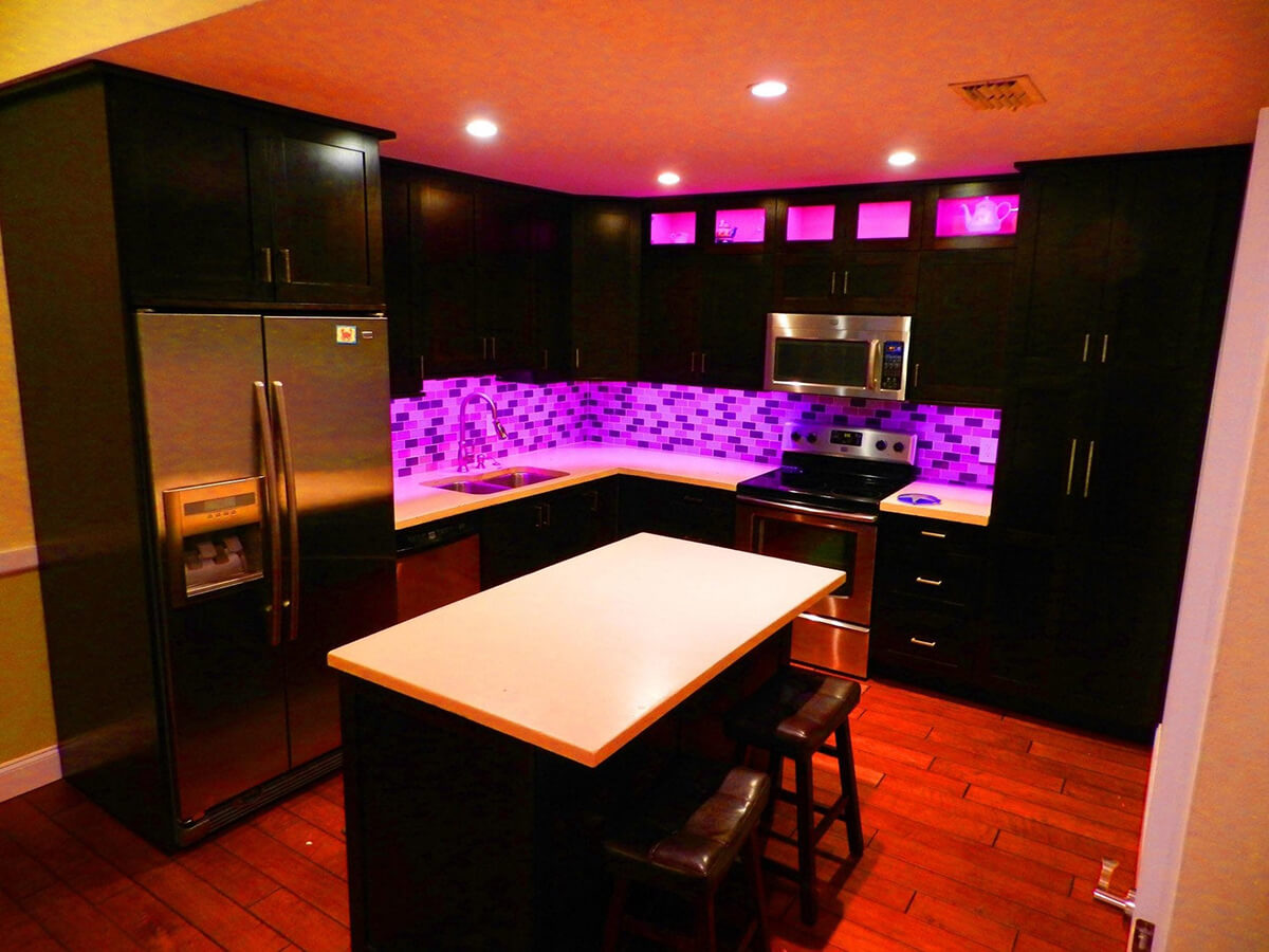 color changing kitchen lighting