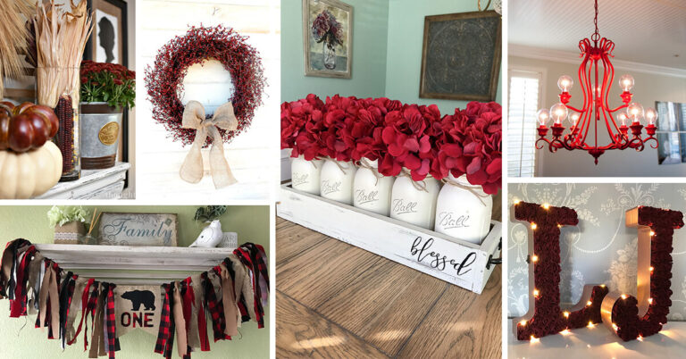 Burgundy and Red Decorations
