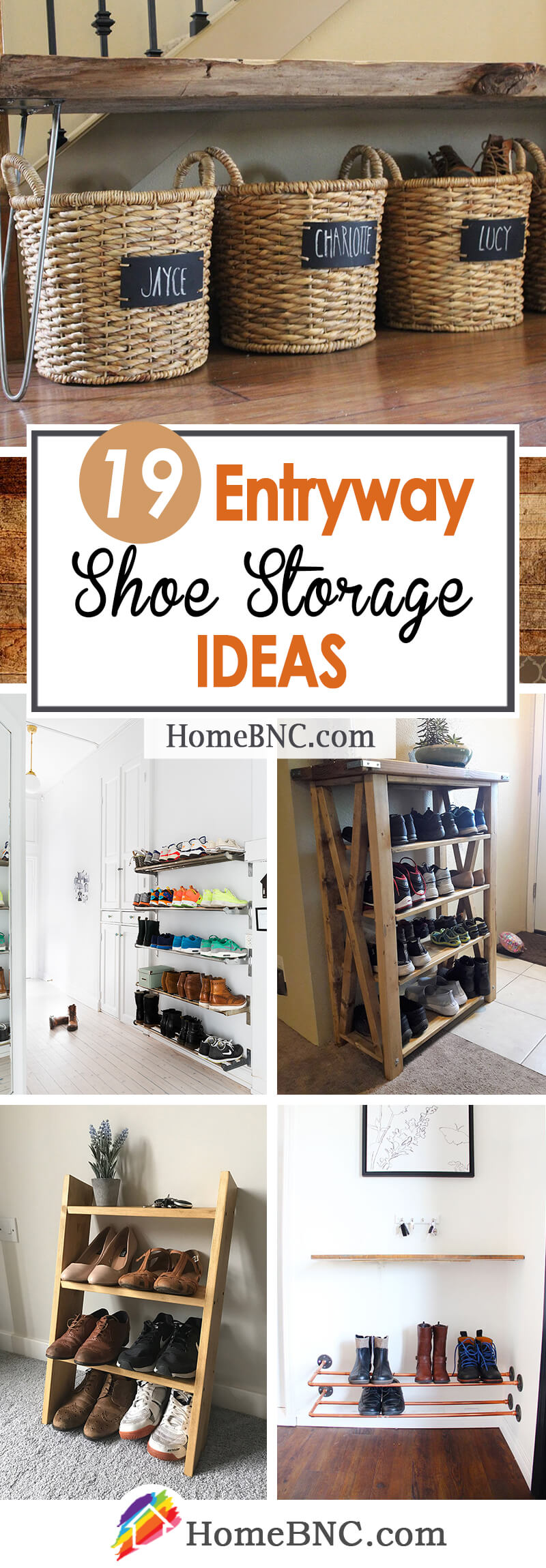 19 Best Entryway Shoe Storage Ideas and Designs for 2020