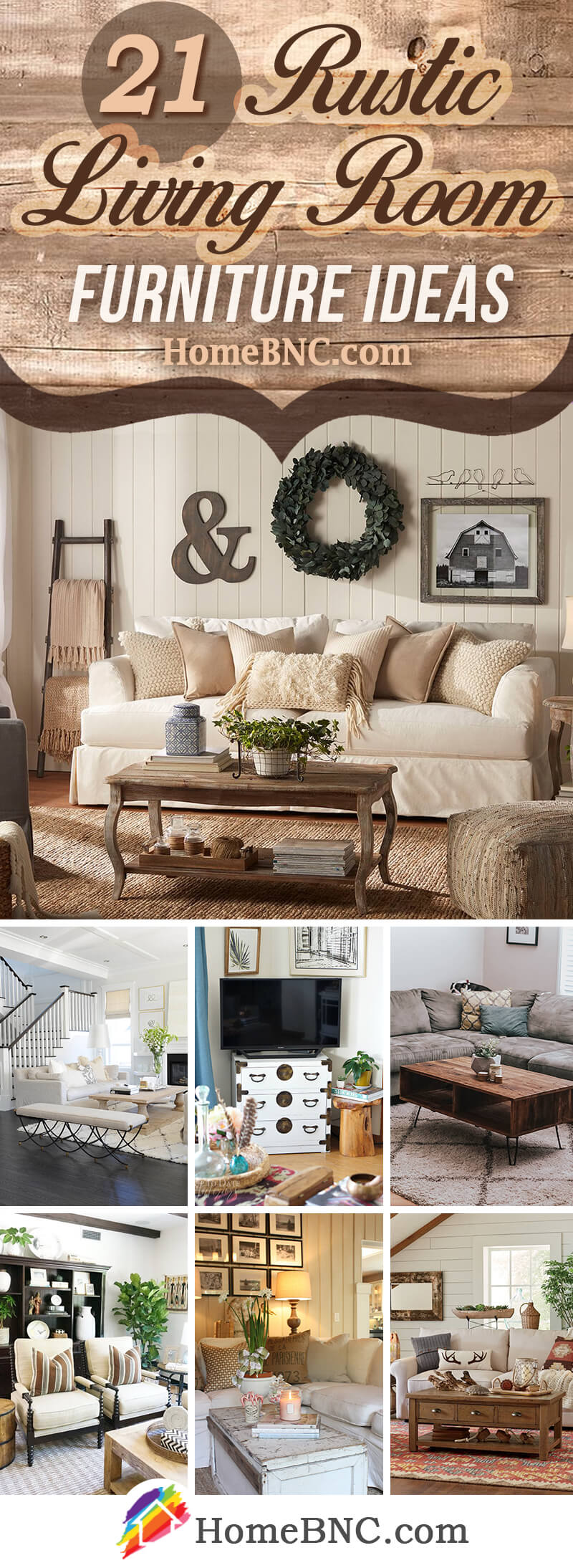 Rustic Living Room Furniture Decor and Design Ideas — Homebnc