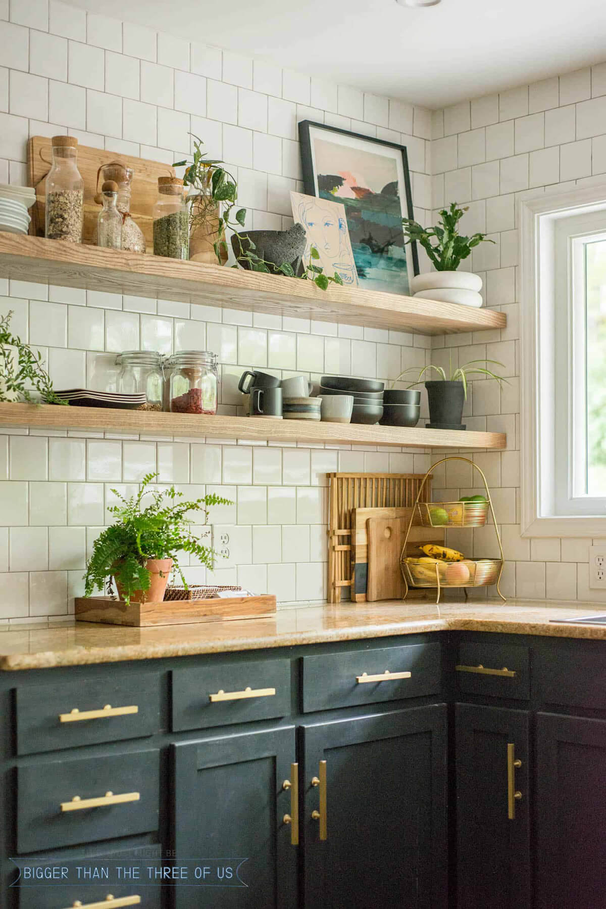 Sturdy Natural Light Timber Shelves Homebnc   01 Open Kitchen Shelf Ideas Homebnc 