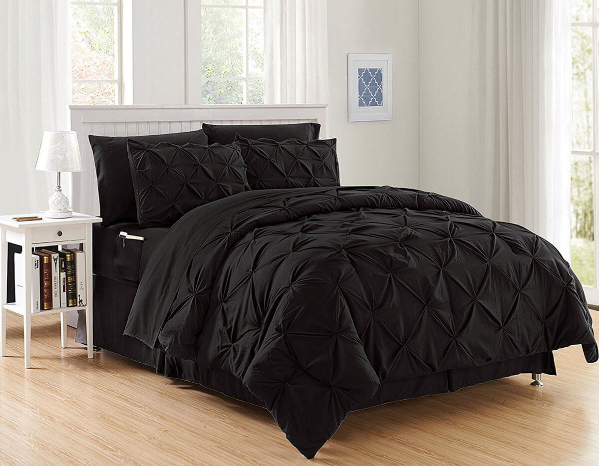Six-Piece Chic Side-Pocketed Bedding