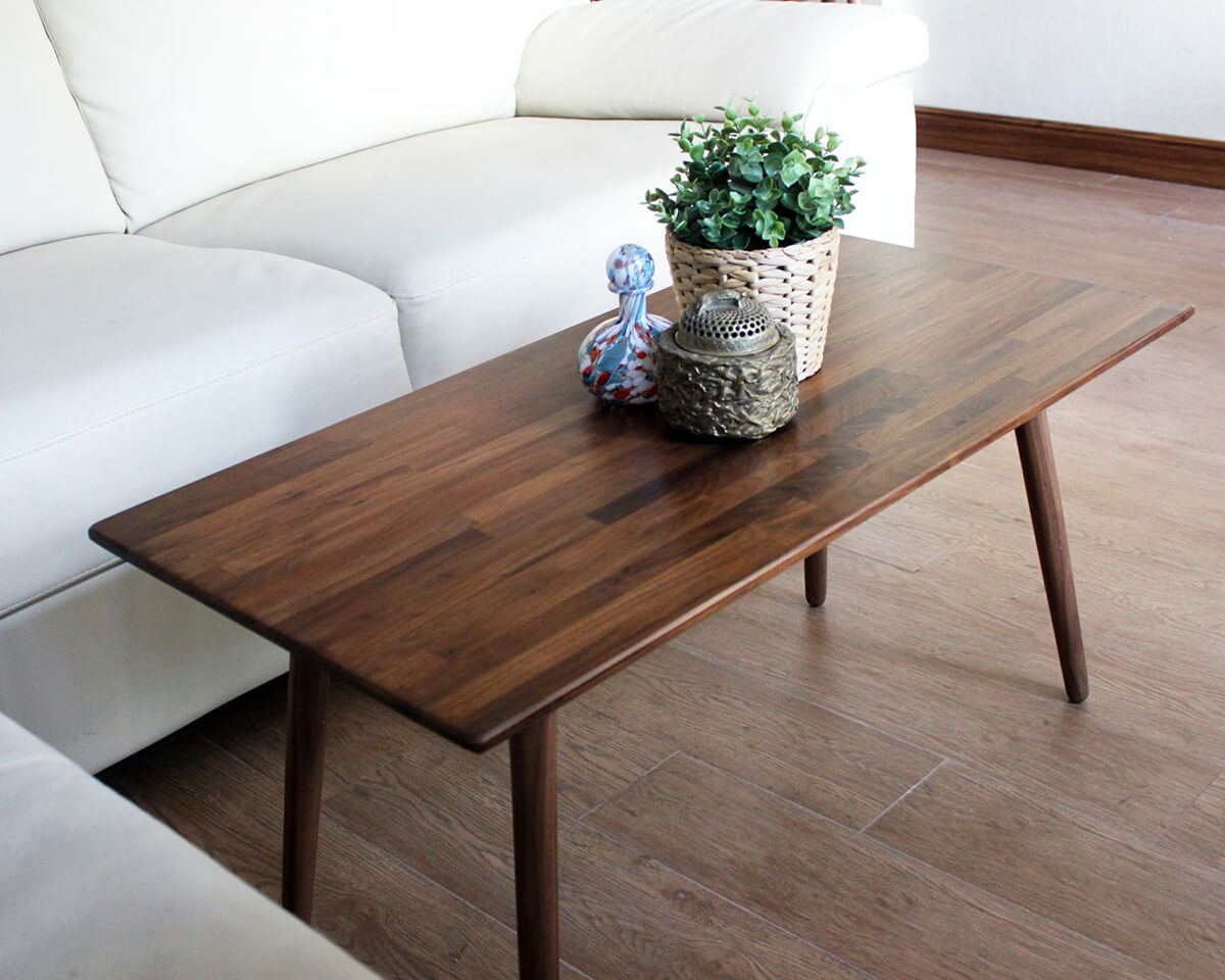 Classic Walnut Table with Sealed Grain