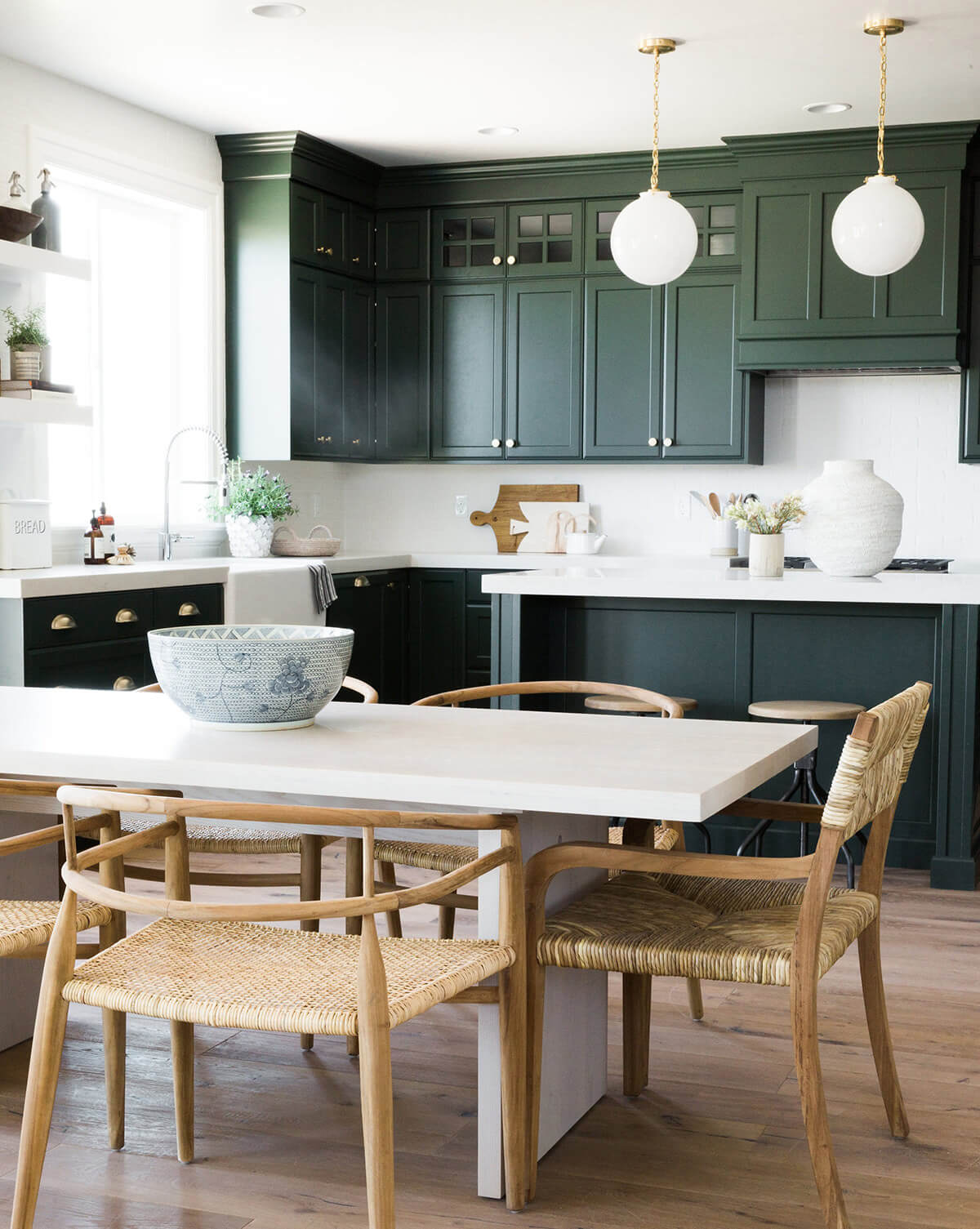 Evoke Life with Green Cabinetry