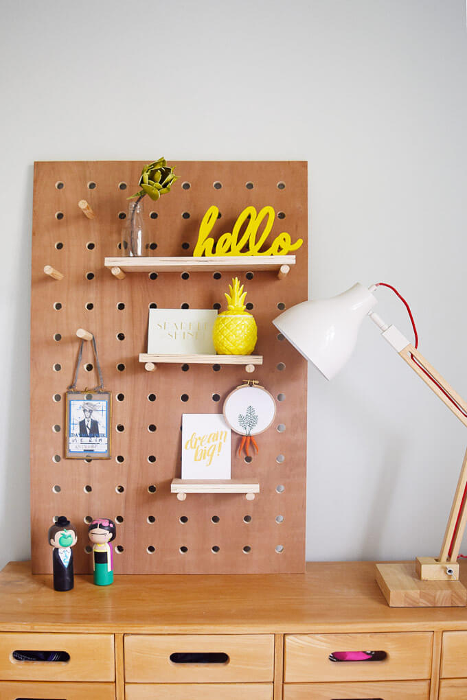 Make Your Own Wooden Pegboard