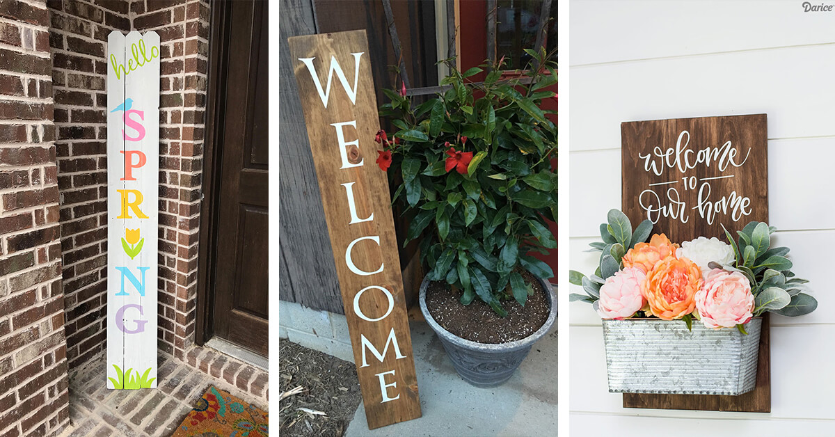Featured image for “26 Fresh Spring Porch Signs to Welcome the New Season with Style”