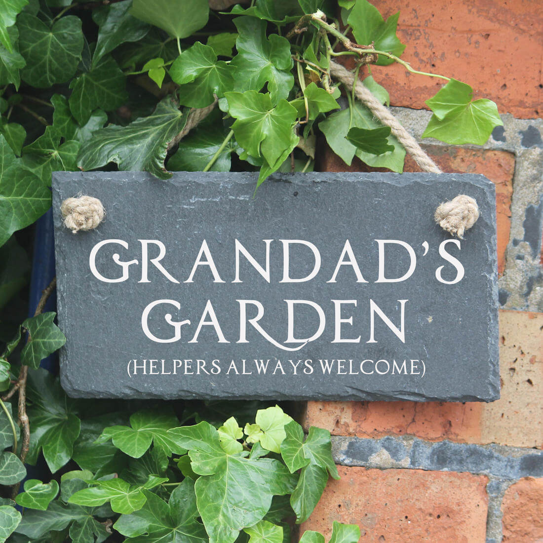 Personalized Slate Garden Sign