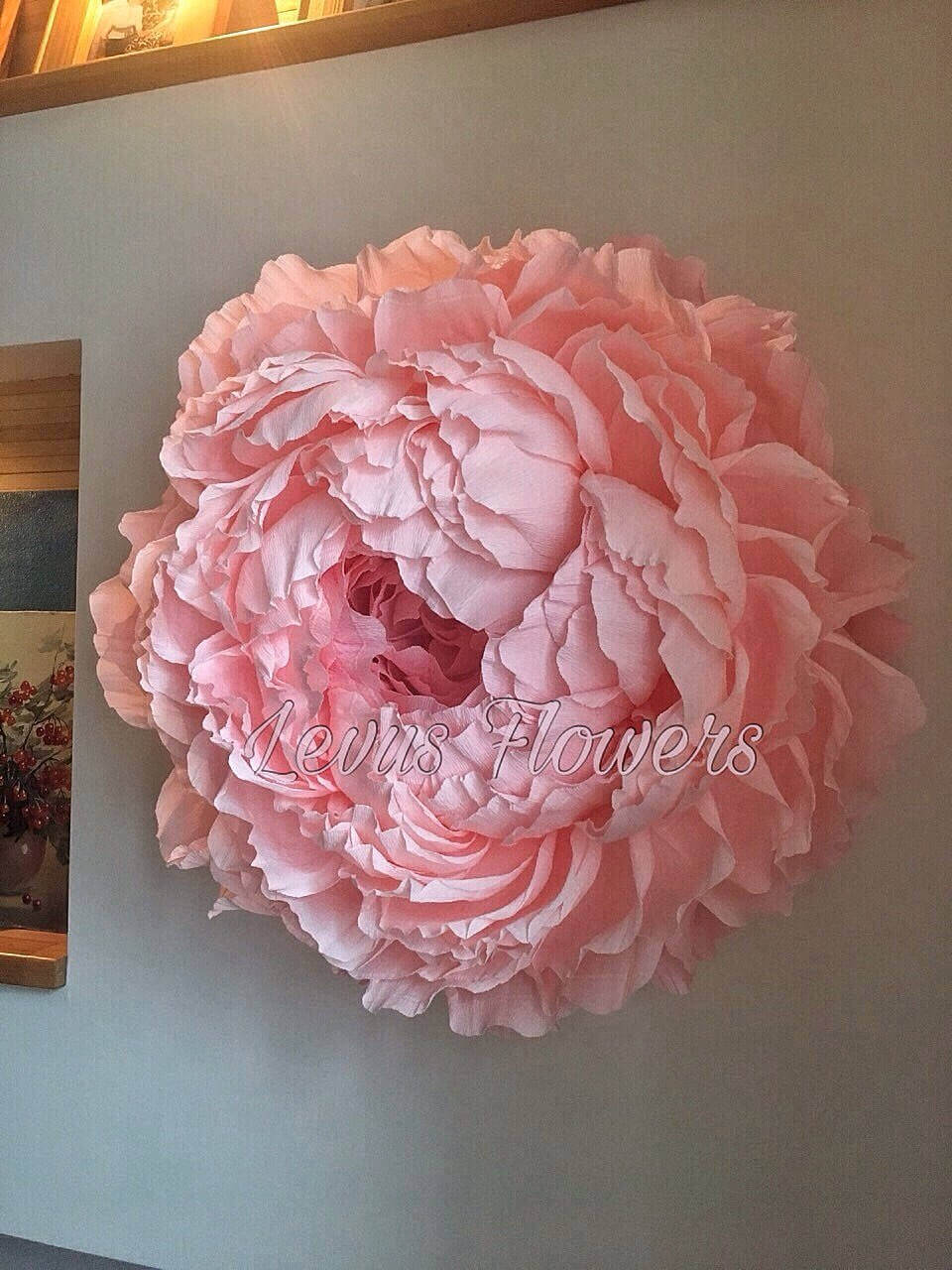 Gorgeous Pink Flower Ball Wreath