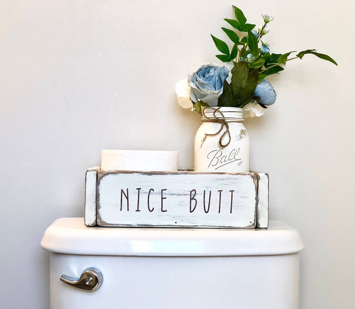 Nice Butt Wood Bathroom Box