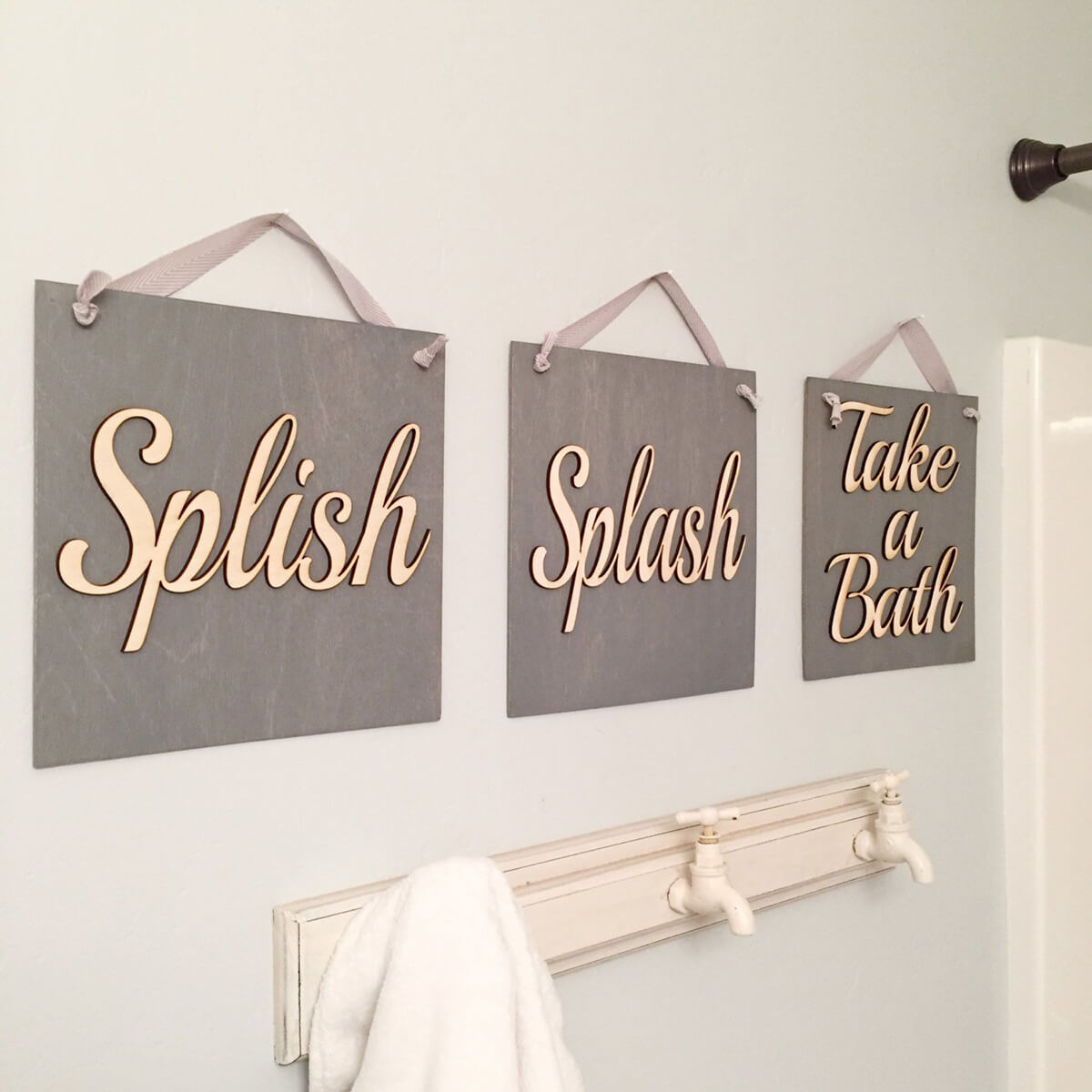Splish Splash Take a Bath Sign Set