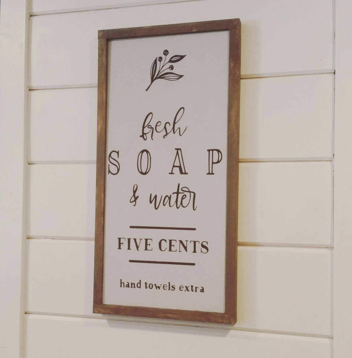 bath signs for bathroom