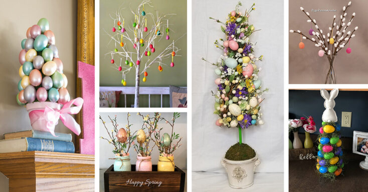 Featured image for 18 Fun and Colorful Easter Egg Tree Ideas to Celebrate the Holiday with Style