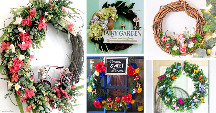 Featured image for 15+ Unique Fairy Garden Wreath Ideas to Make Your Wreaths Stand Out