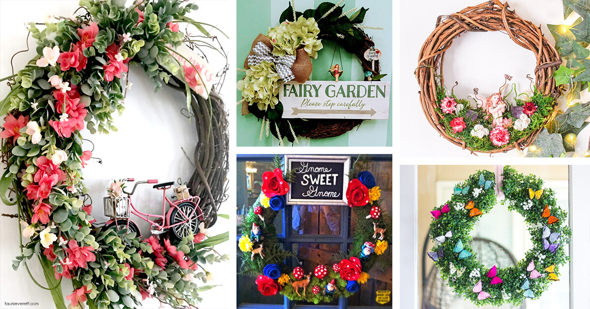 Featured image for “15+ Unique Fairy Garden Wreath Ideas to Make Your Wreaths Stand Out”