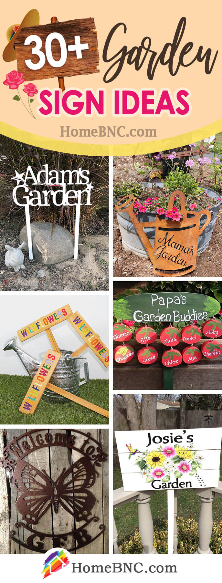 30+ Best Garden Sign Ideas and Designs for 2023