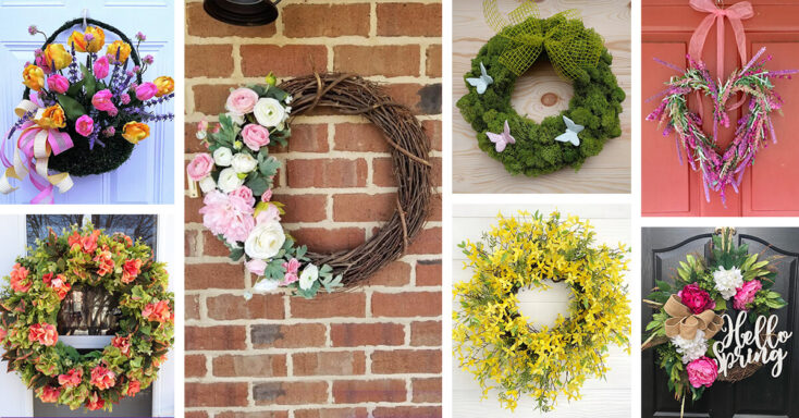 Featured image for 38 Colorful Spring Wreath Ideas to Give Your Guests a Warm Welcome