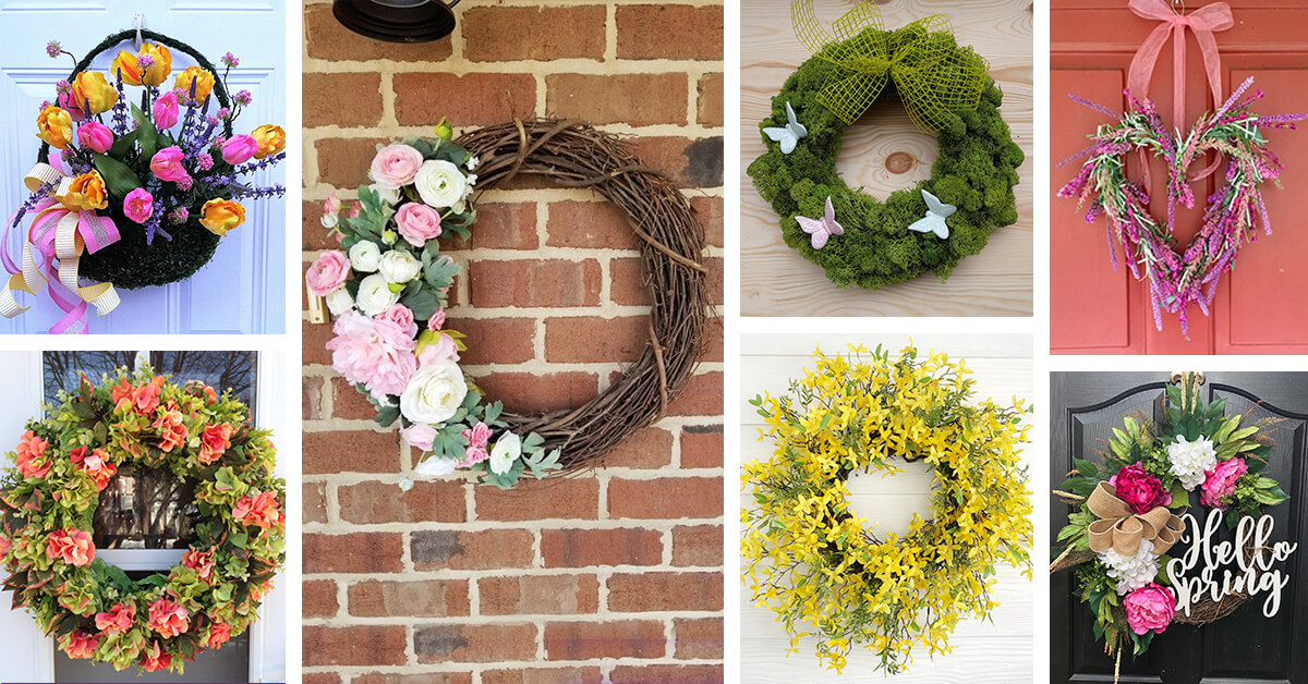 Featured image for “38 Colorful Spring Wreath Ideas to Give Your Guests a Warm Welcome”