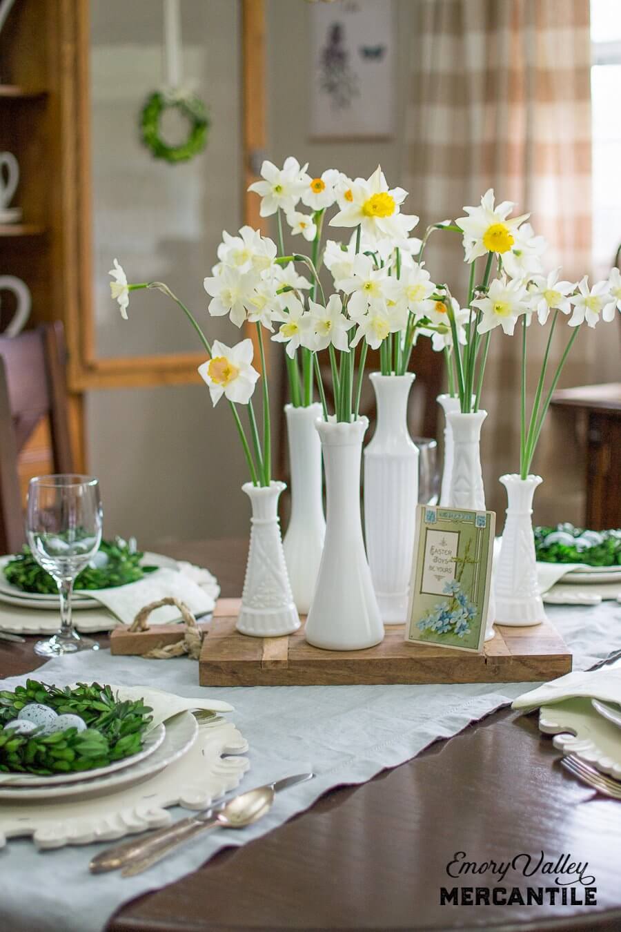 Fresh and Friendly Daffodil Centerpiece