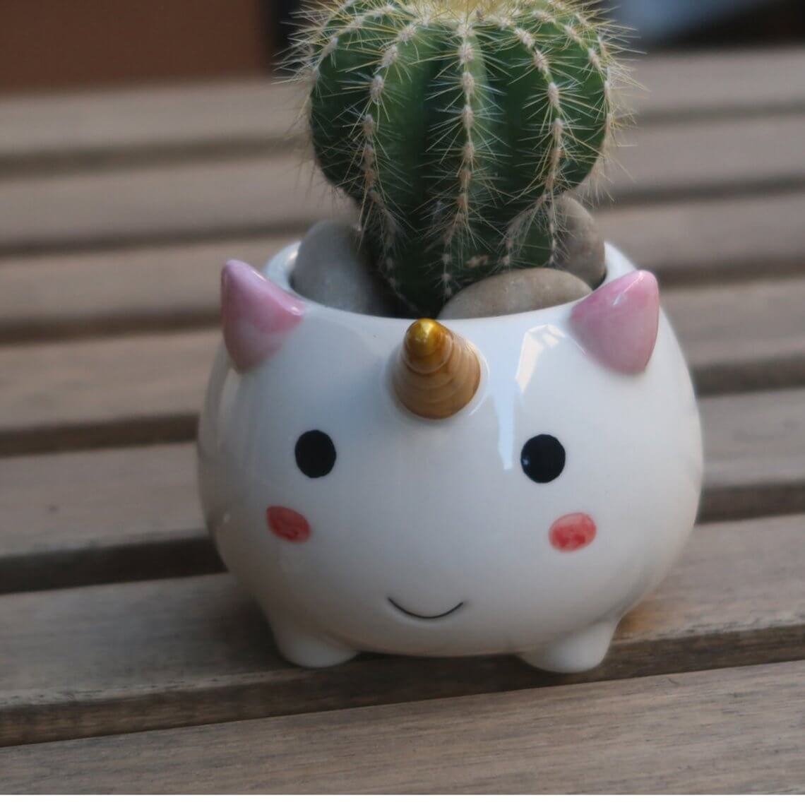 Ceramic Unicorn Accessory Cup