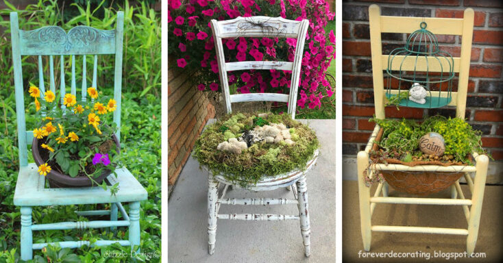 Featured image for 12 Incredibly Creative Chair Planter Ideas to Make Your Exterior Stand Out