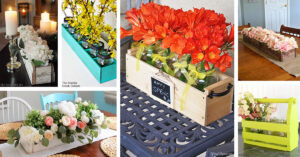 DIY Flowerbox Centerpieces