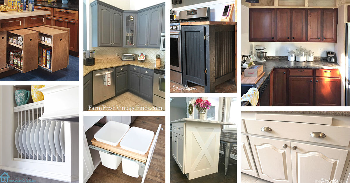 21 Best DIY Kitchen Cabinet Ideas and Designs for 2019