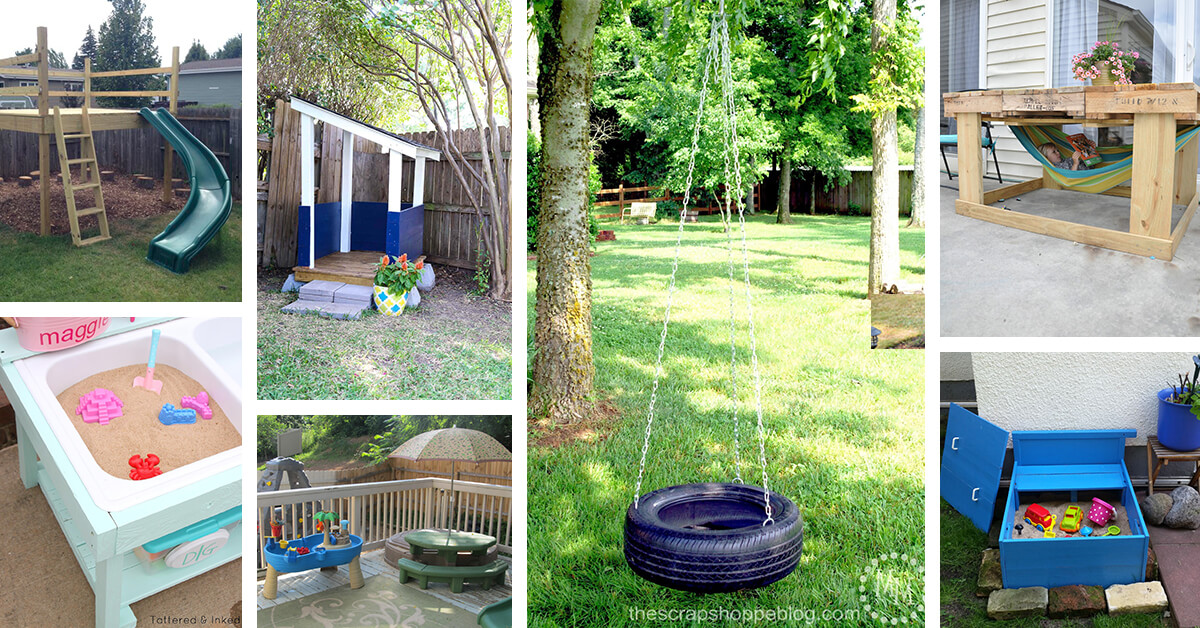 outdoor play area for garden