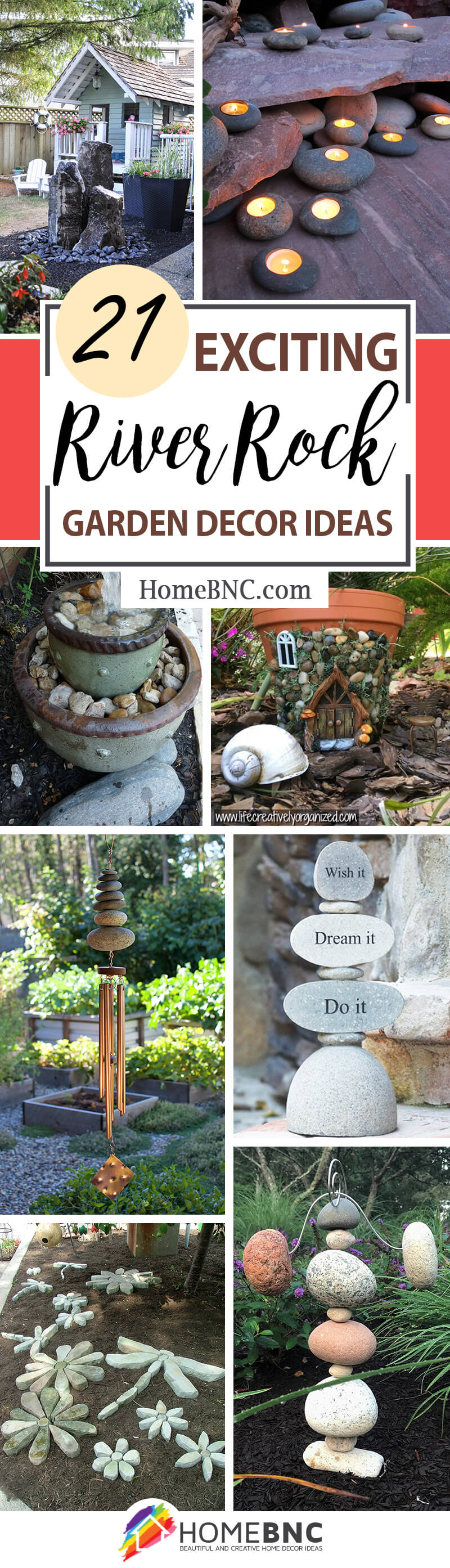 21 Best River Rock And Stone Garden Decorating Ideas For 2020