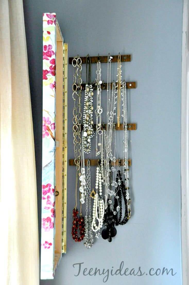 Create a Hidden Jewelry Organizer