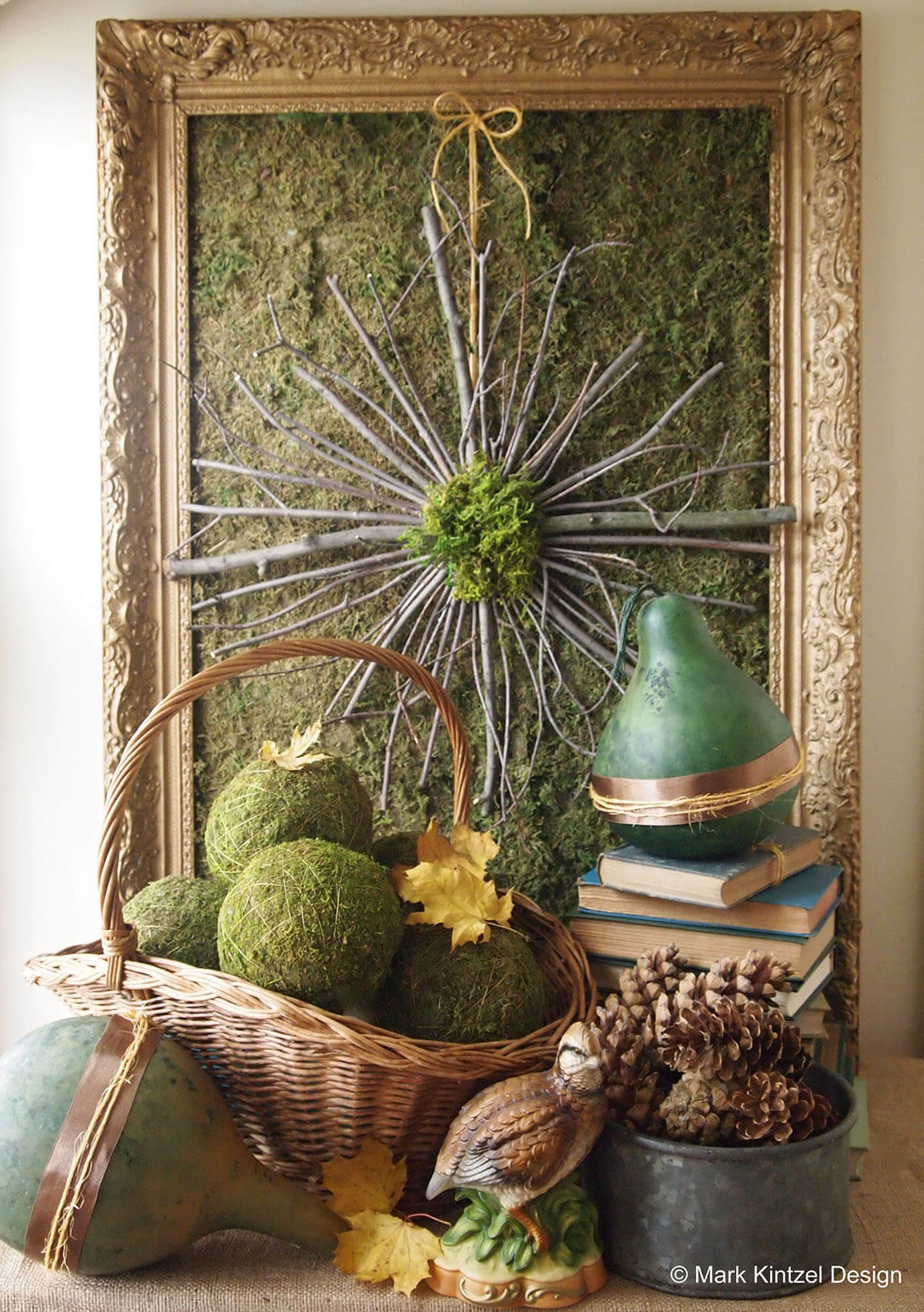 Make a Statement with an Indoor Twig Wreath