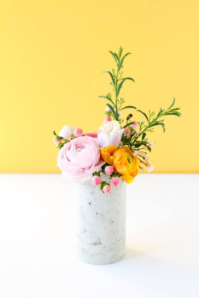 Hard and Soft Concrete Vase