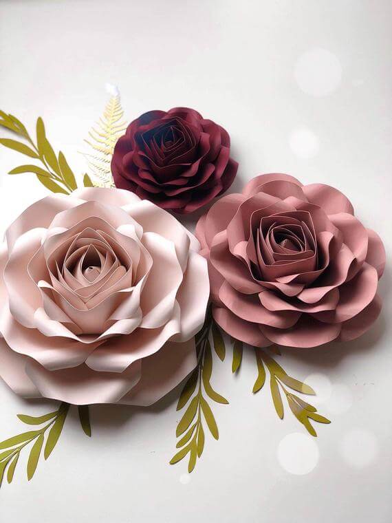 Delicate and Smooth Rose Template