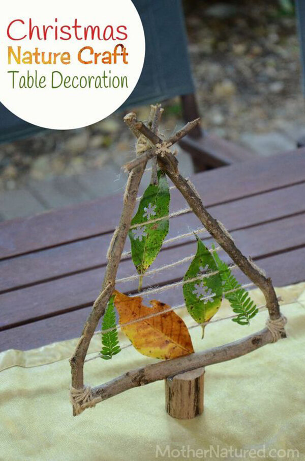 Create Table Décor with Sticks and Twigs