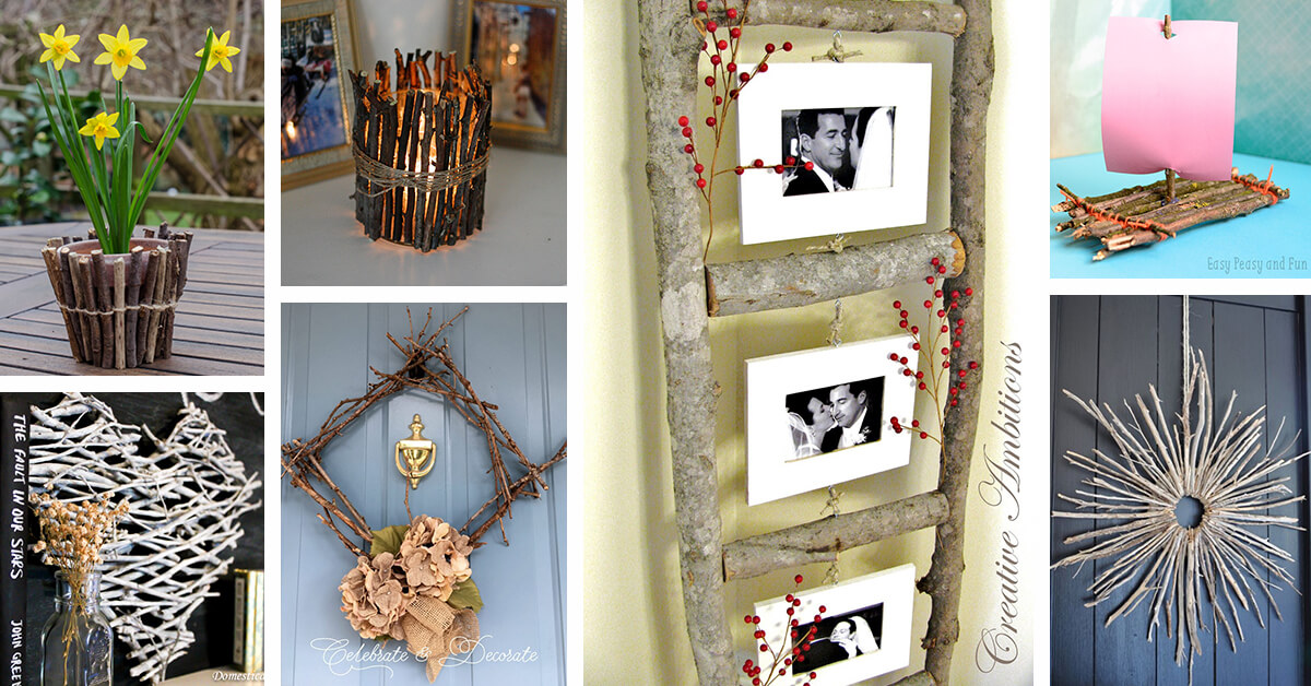 Featured image for “18 Easy DIY Home and Garden Projects Using Sticks and Twigs”