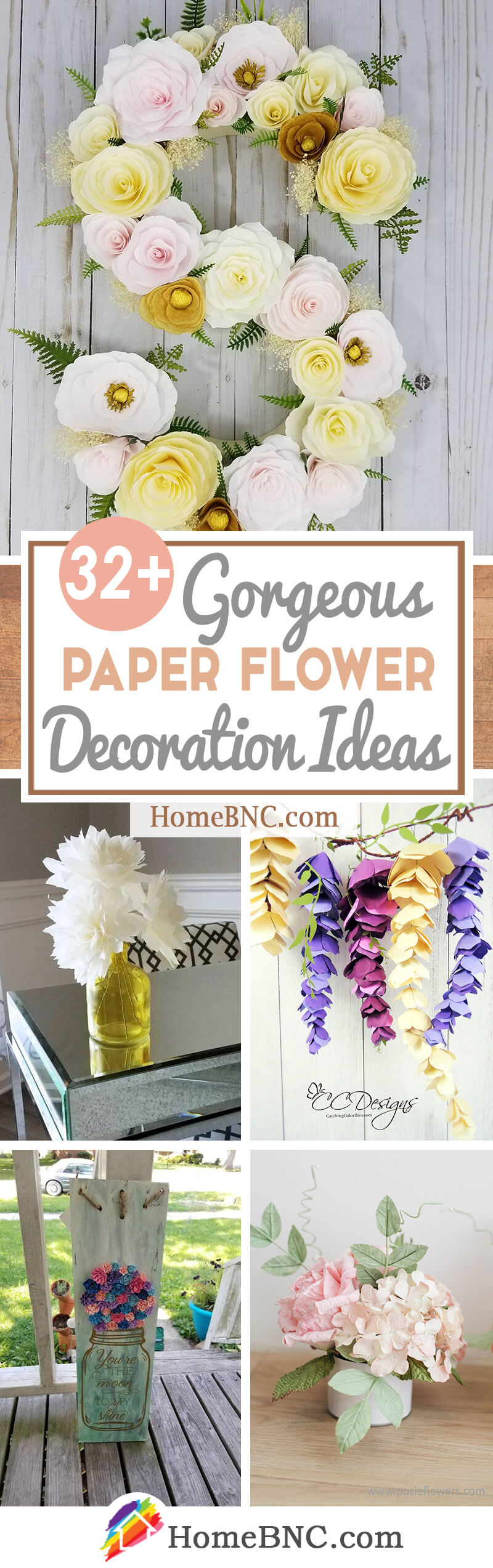 Paper Flower Decoration Ideas