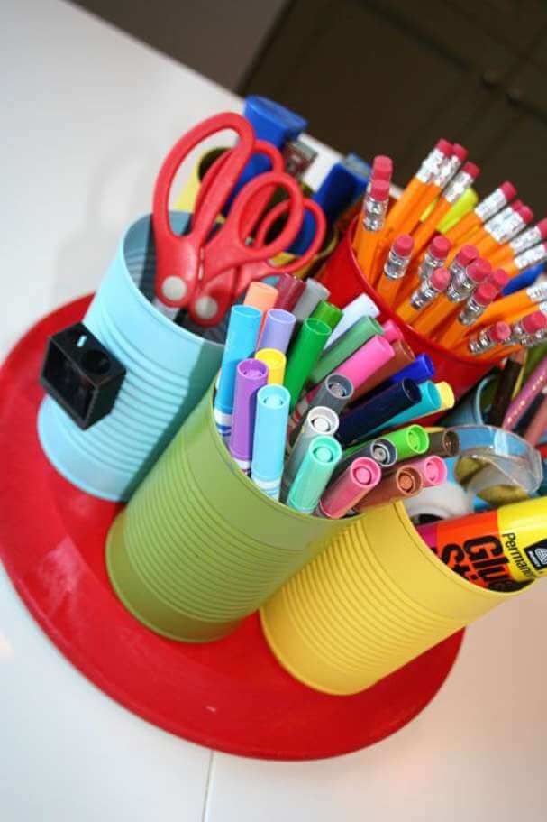 Free Standing Colorful Caddies and Organizers