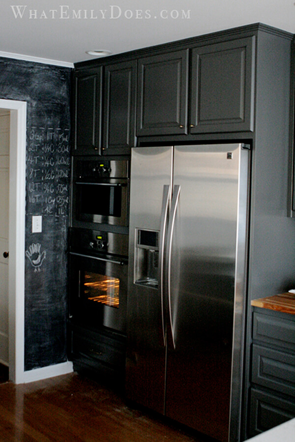 Nearly Black Kitchen Cabinet Coloring
