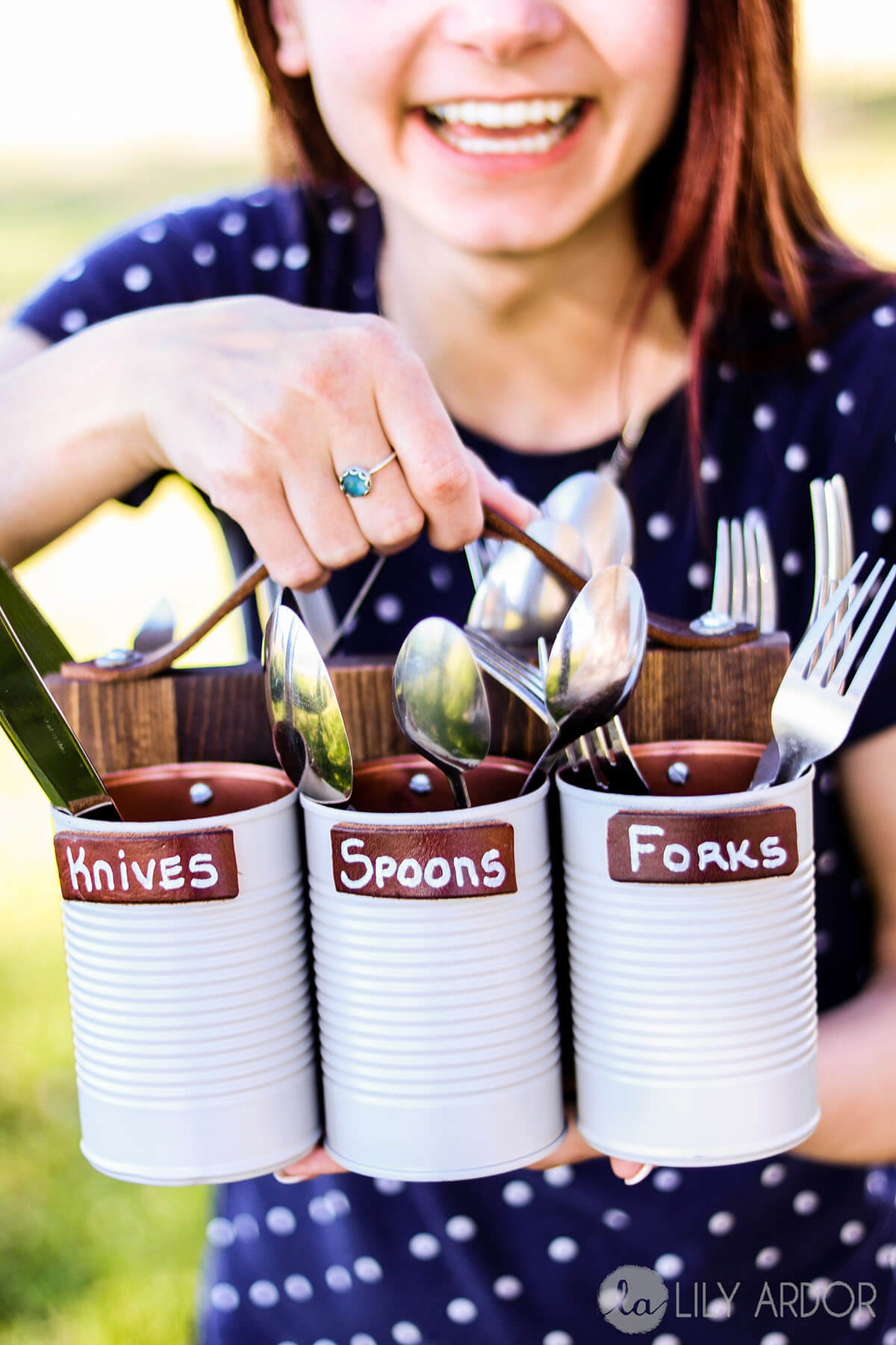 Buffet Style With Portable Silverware Caddies