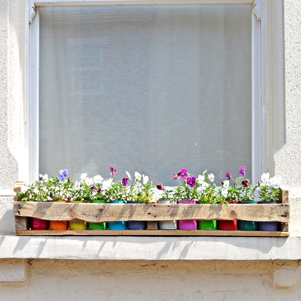 Over the Garden Wall with More Colorful Planters