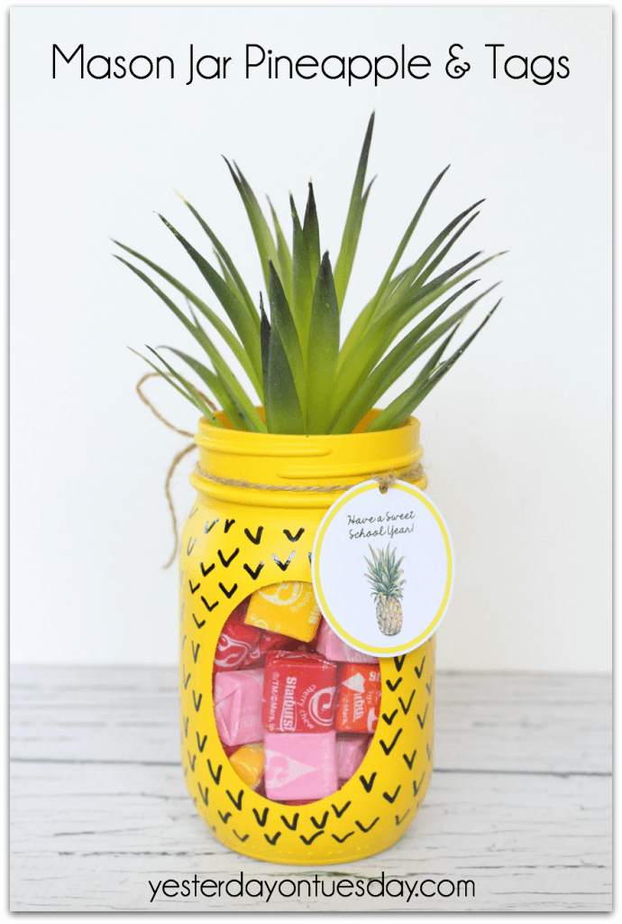 Playful Peekaboo Pineapple Candy Jar