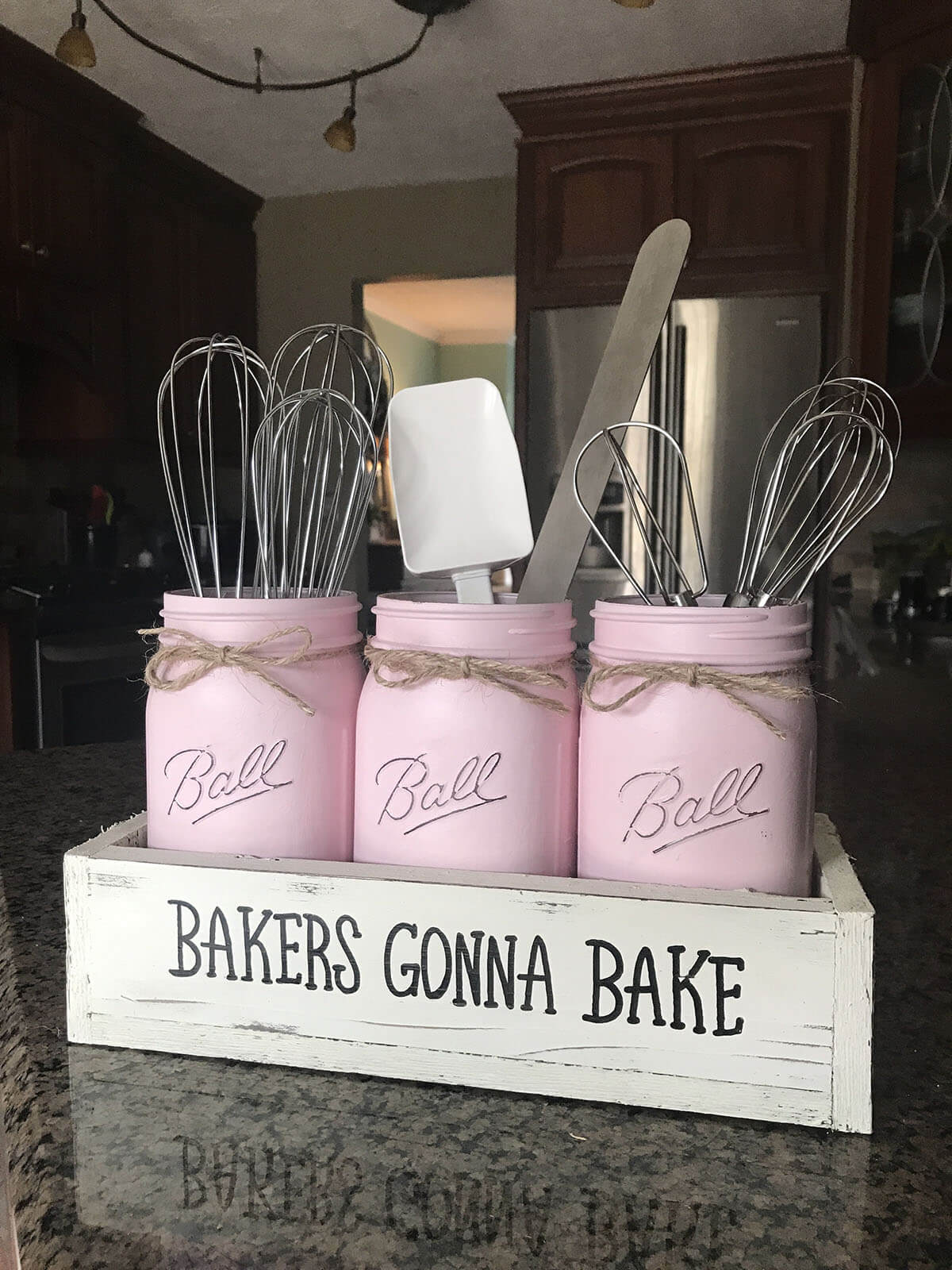 Prim Pink Kitchen Containers