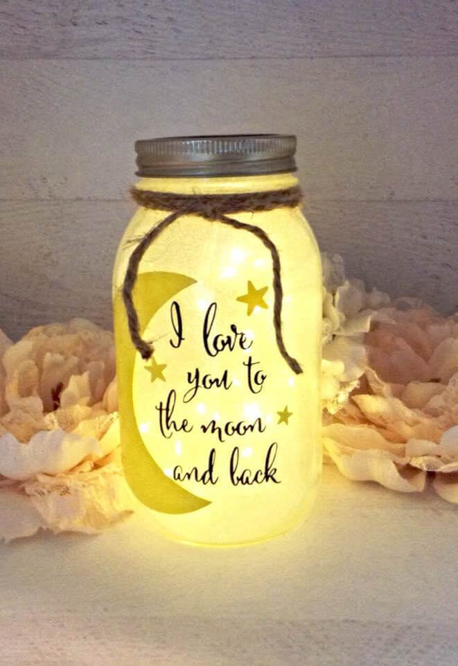 Adorable Mason Jar Night Light