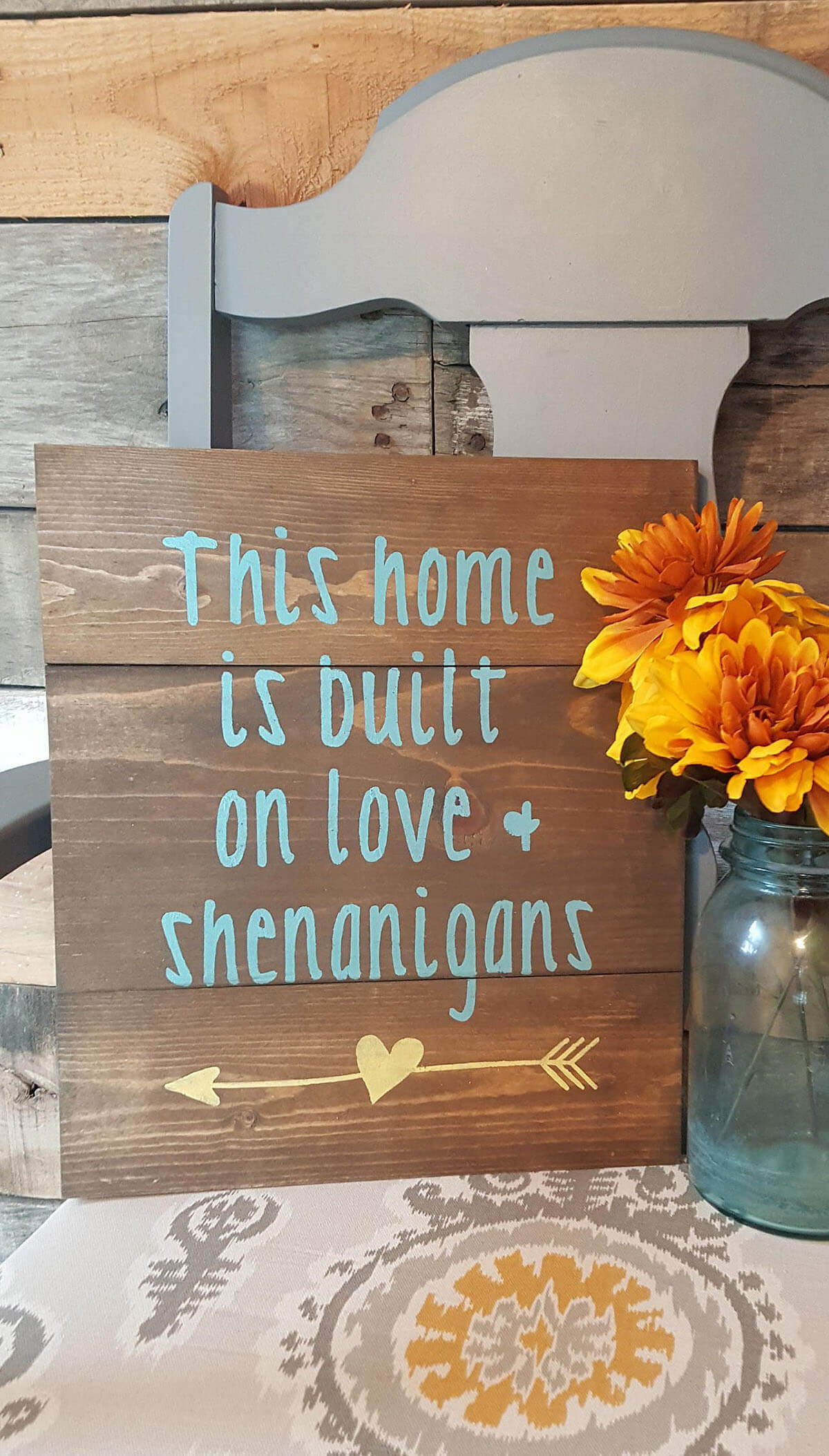 Playful and Simple Shenanigans Sign