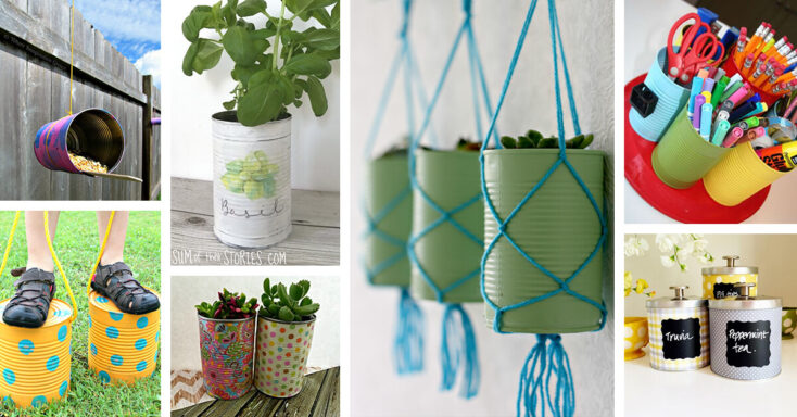 Featured image for 16 Practical and Fun DIY Tin Can Projects to Turn Your Trash into Treasure
