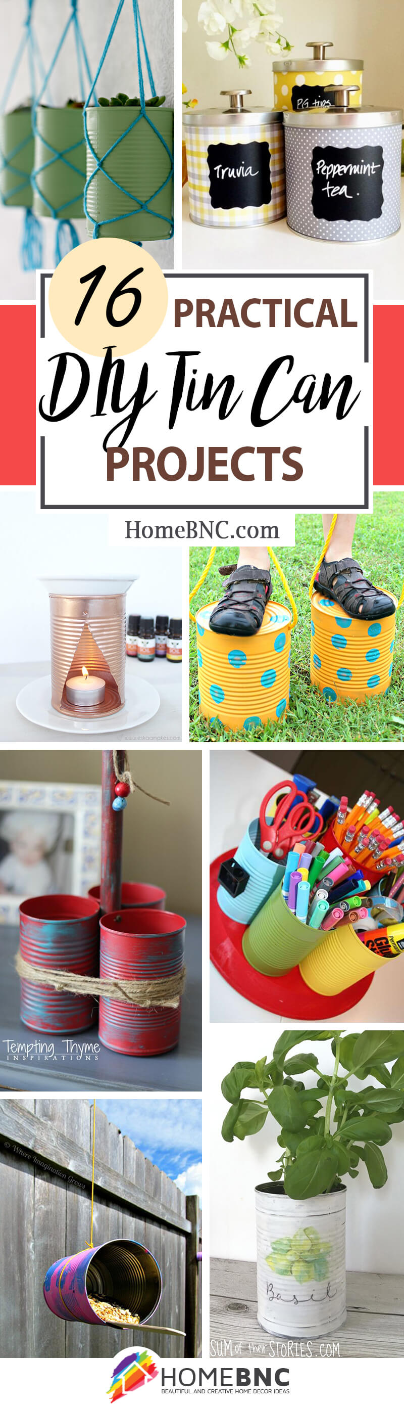 DIY Tin Can Project Ideas