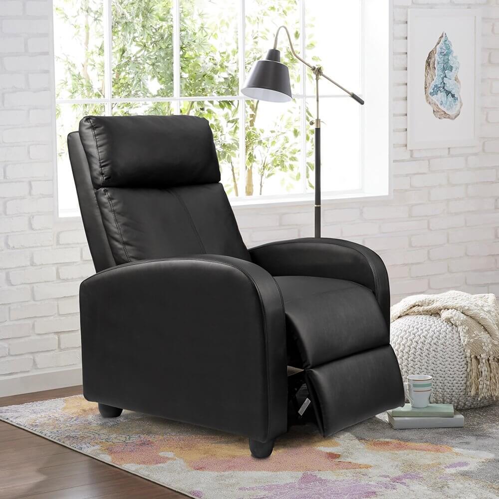 Smooth Ultra-Comfy Leather Glider