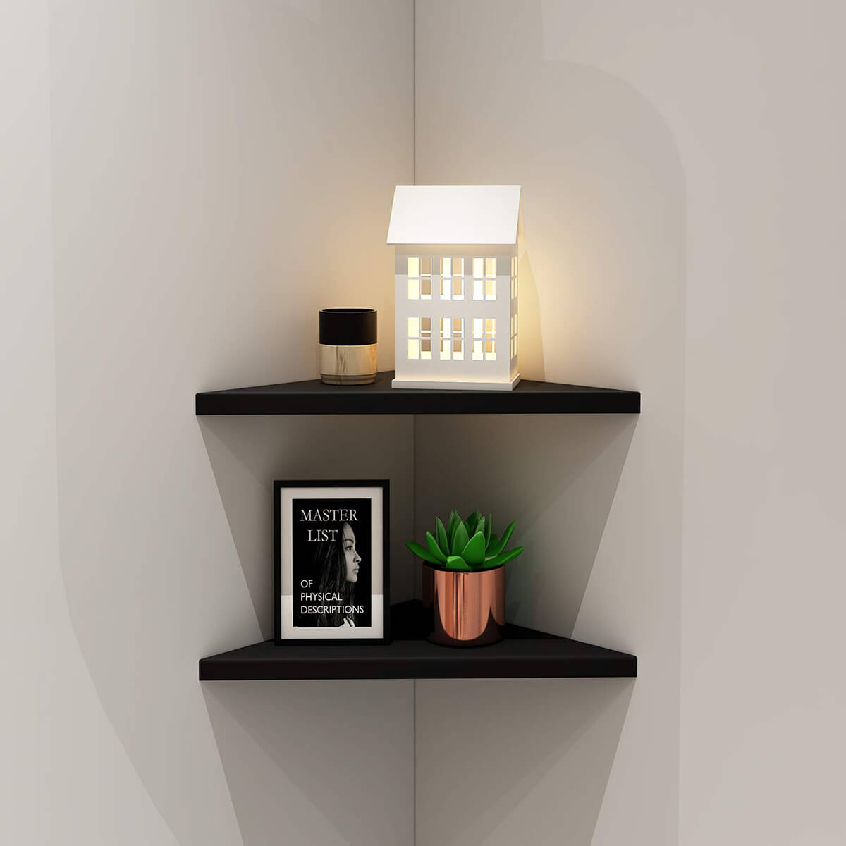 corner shelf decor ideas