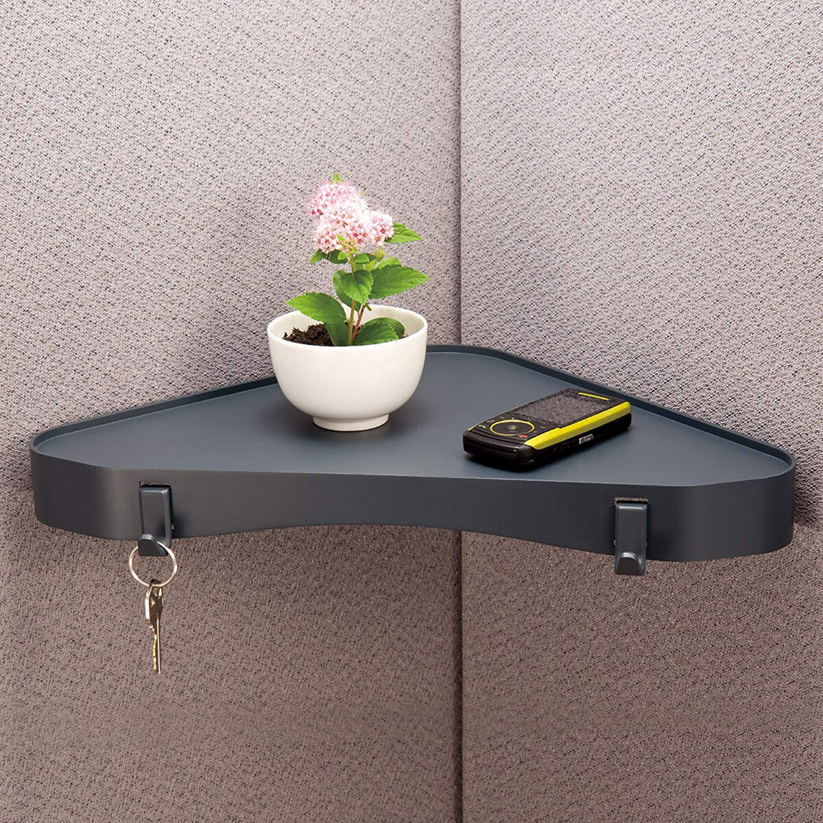 office cubicle hanging shelf